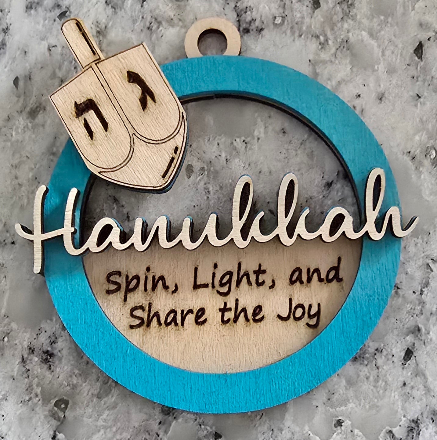 Ornament-Hanukkah with Dreidel
