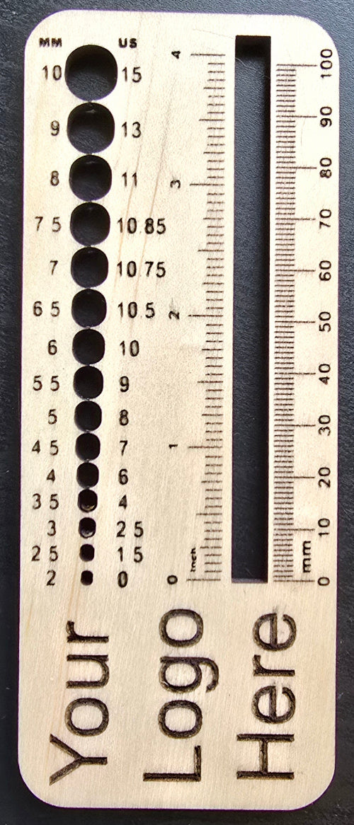 Custom Needle Guages for Knitting Needles.