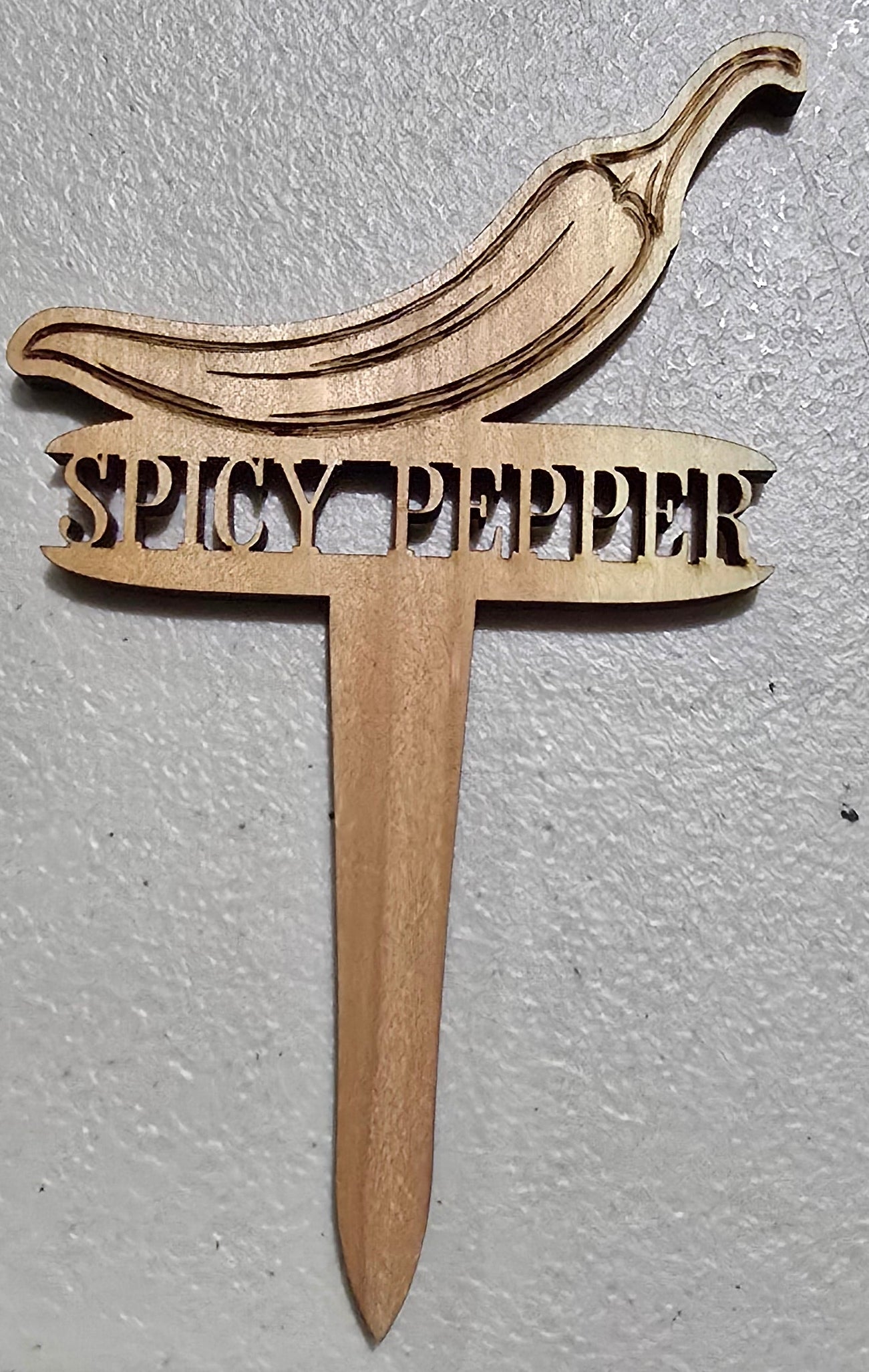 Vegetable Plant Marker - Spicy Pepper