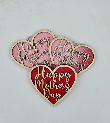 Ornament, Mothers Day Heart Design