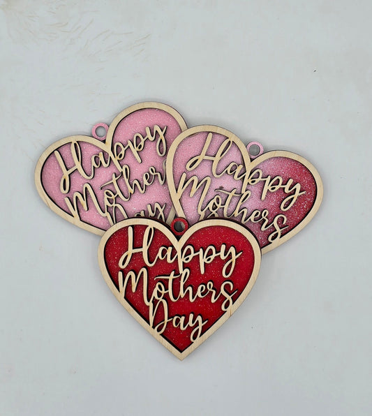 Ornament, Mothers Day Heart Design