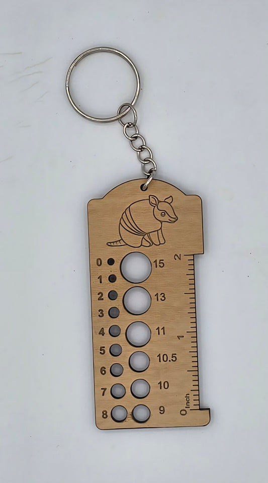 Wraps per inch / guage key chain