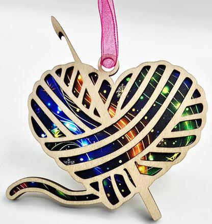 Yarn Ball, Crochet Sun Catcher