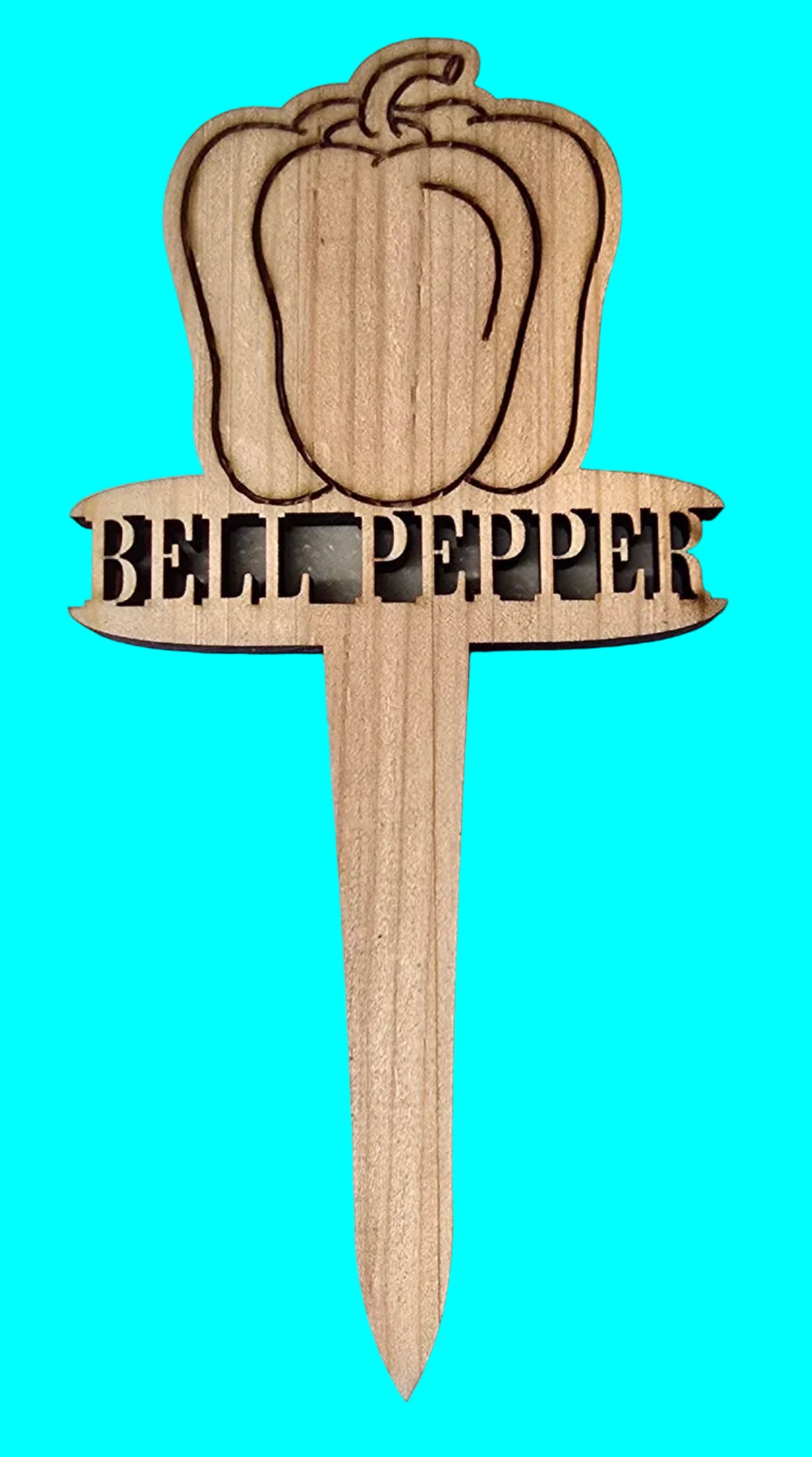Vegetable Plant Marker - Bell Pepper