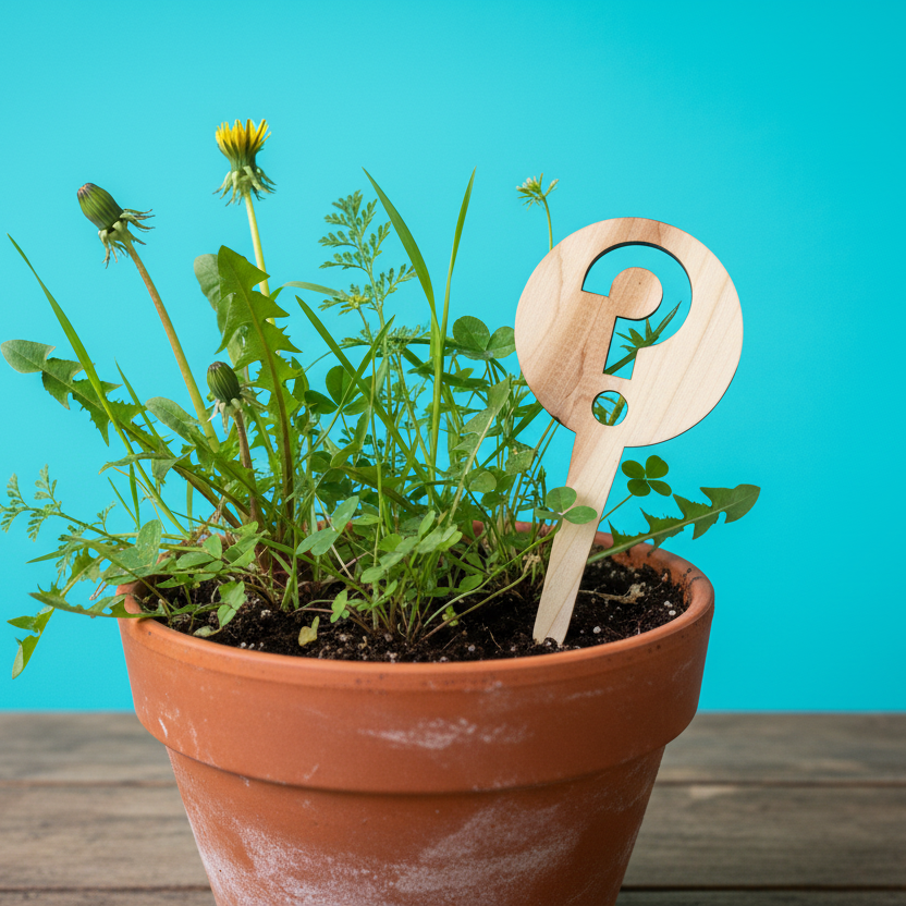 Vegetable Plant Marker - Question Mark