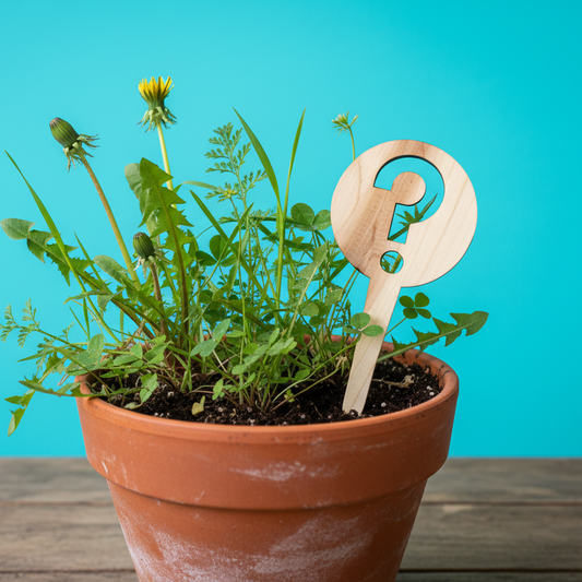 Vegetable Plant Marker - Question Mark