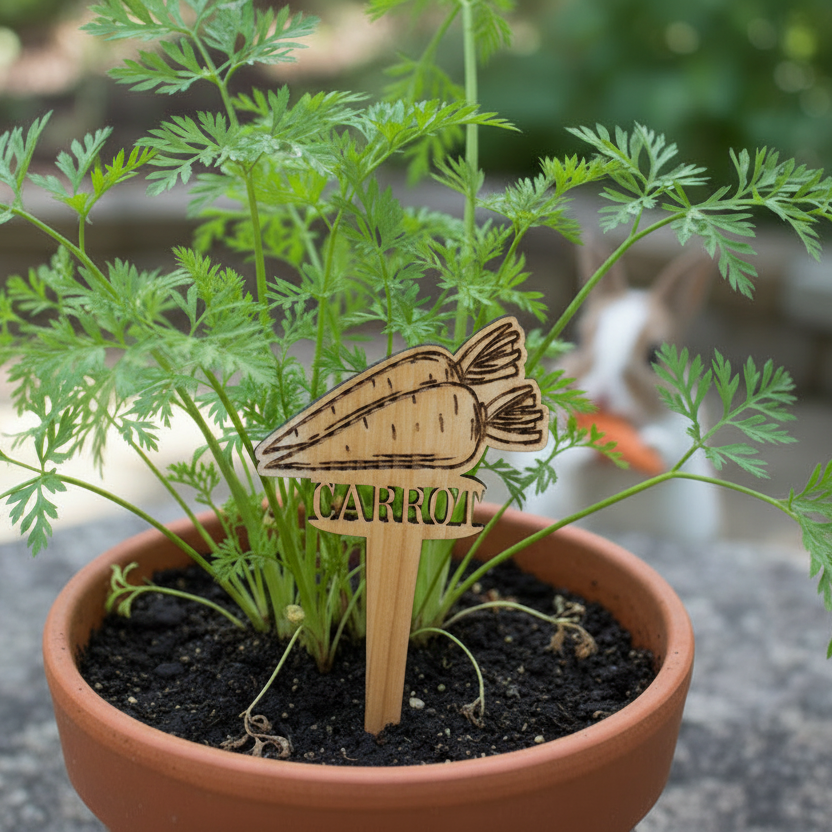 Vegetable Plant Marker - Carrot