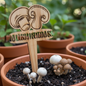 Vegetable Plant Marker - Mushrooms