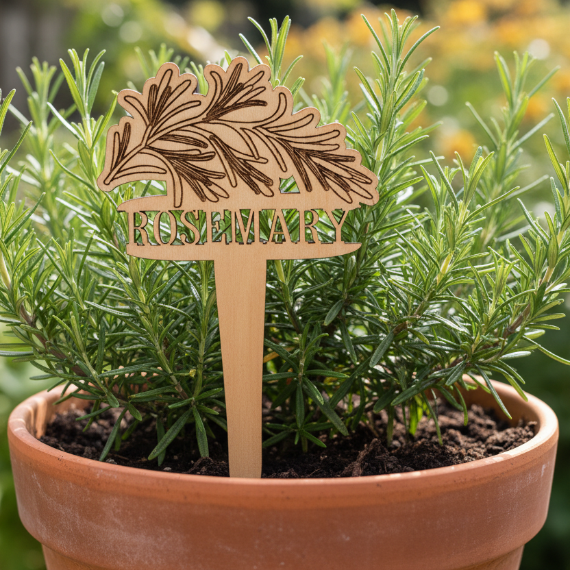Herb Plant Marker - Rosemary