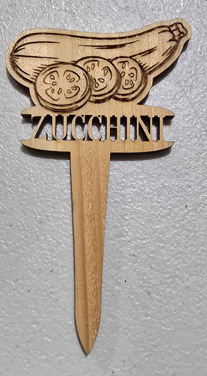 Vegetable Plant Marker - Zucchini