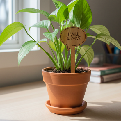 House Plant Marker - I Will Survive